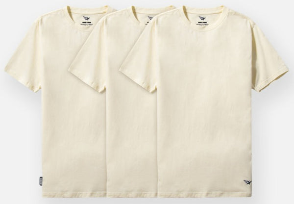 PAPER PLANES - Essential 3 Pack Tee - IVORY