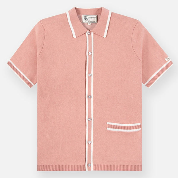 PAPER PLANES - Sweater Bowling Shirt - PALE MAUVE