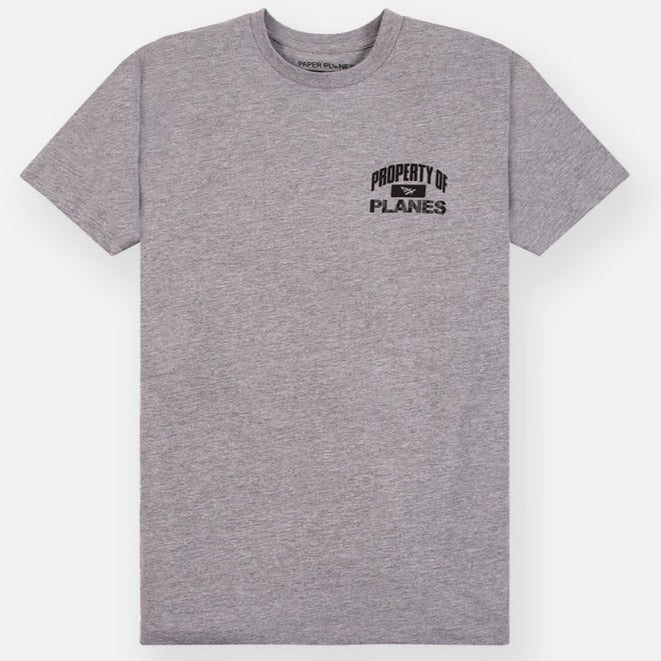 PAPER PLANES - Planes Athletics Tee - HEATHER GREY