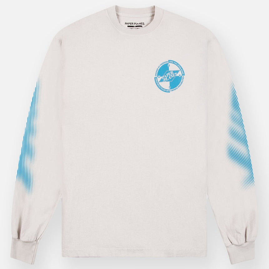 PAPER PLANES - Slow and Steady Long Sleeve Tee - VAPOR