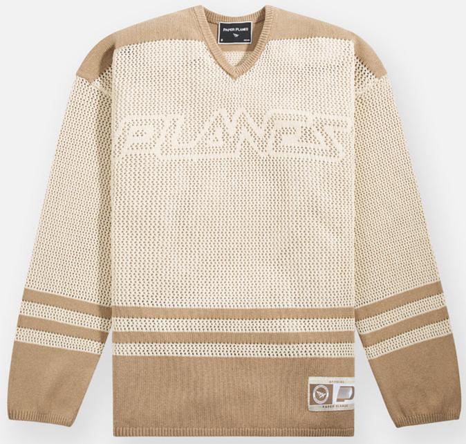 PAPER PLANES - Hockey Sweater Jersey - TAN