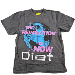 DIET STARTS MONDAY - Revolution Tee - Vintage Black