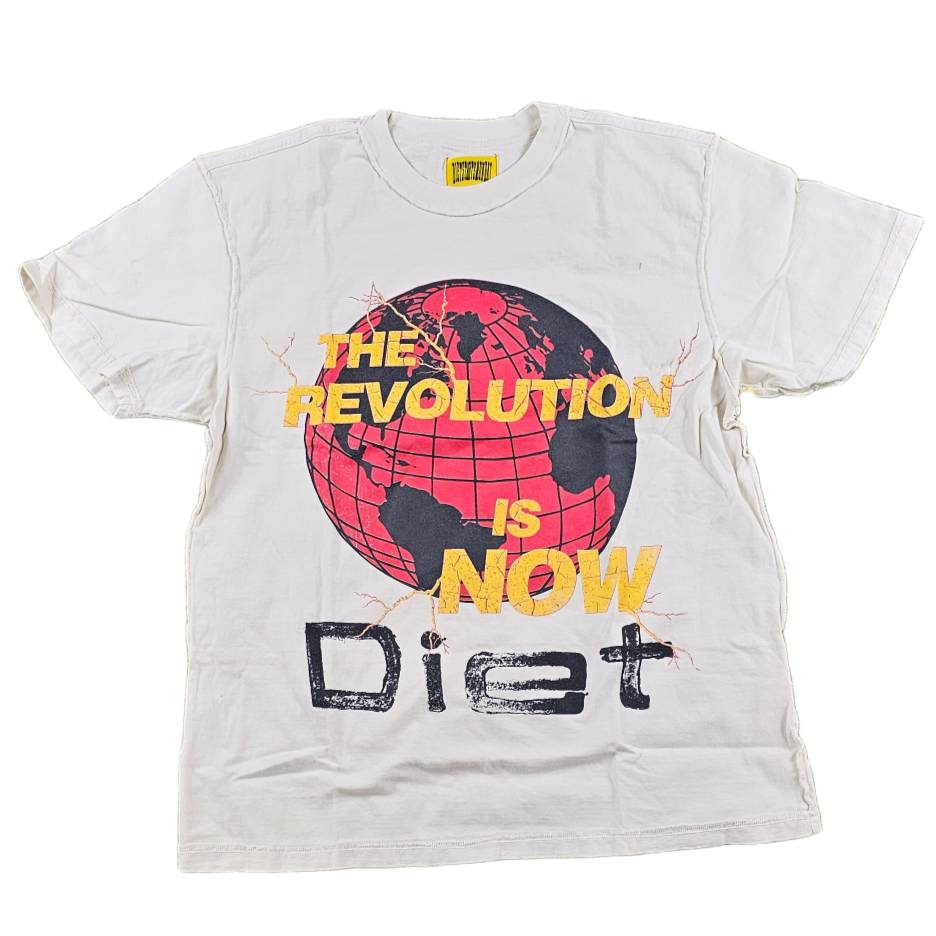 DIET STARTS MONDAY - Revolution Tee - Antique White