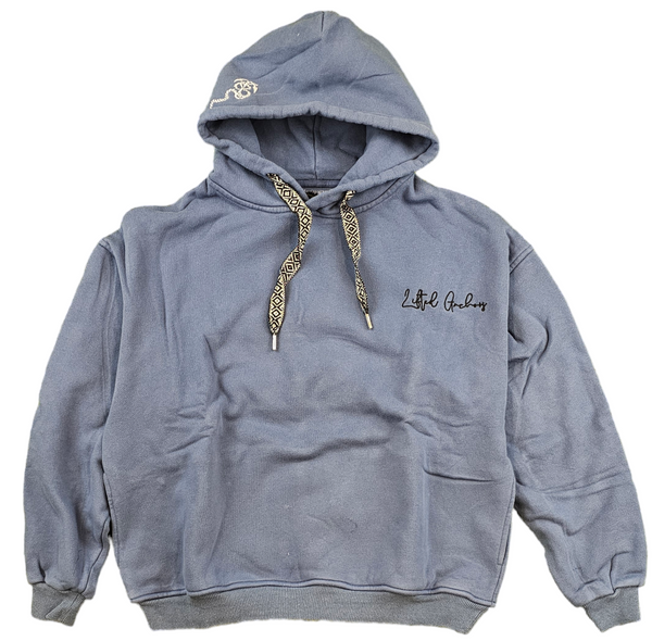 LIFTED ANCHORS - “TNS” WEAVE HOODIE - NAVY