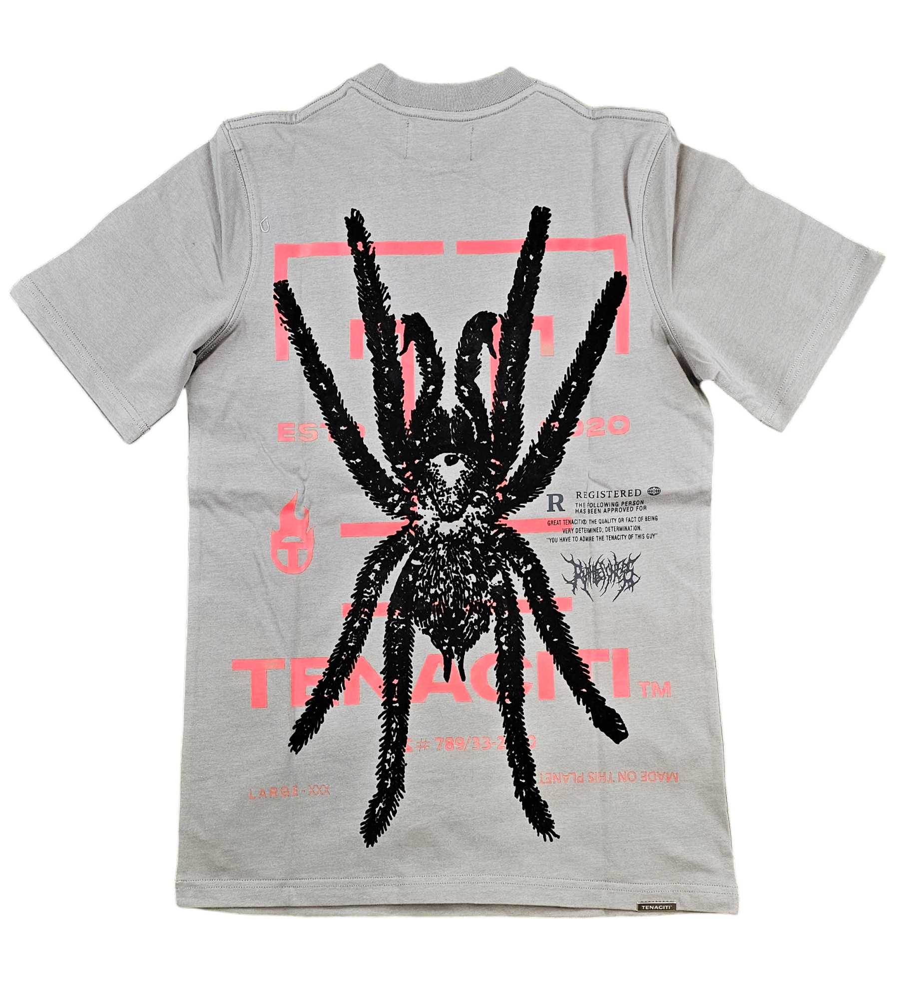 TENACITI -Staple 2 tee (Nu Spider) - GREY