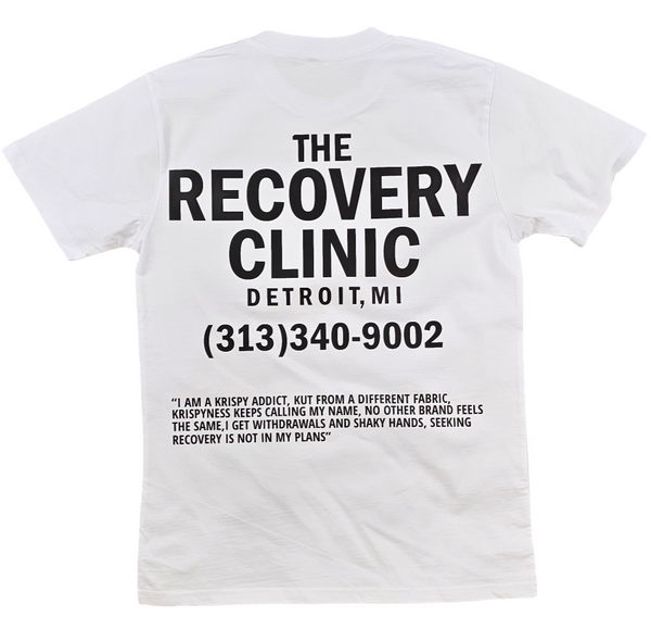 KRISPY ADDICTS - THE RECOVERY CLINIC - WHITE/BLACK