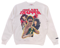 KRISPY ADDICTS - THE LAST TRAPPER CREWNECK - CREAM