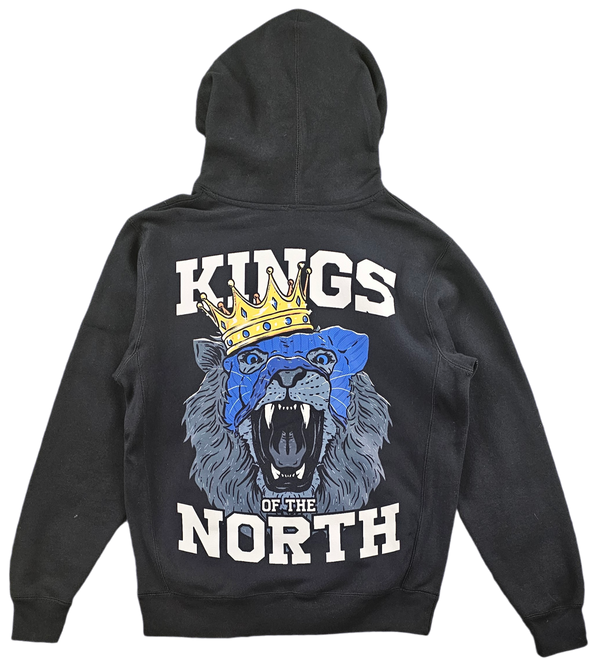 KRISPY ADDICTS - NEW KING OF THE NORTH (DETROIT LIONS) HOODIE - BLACK