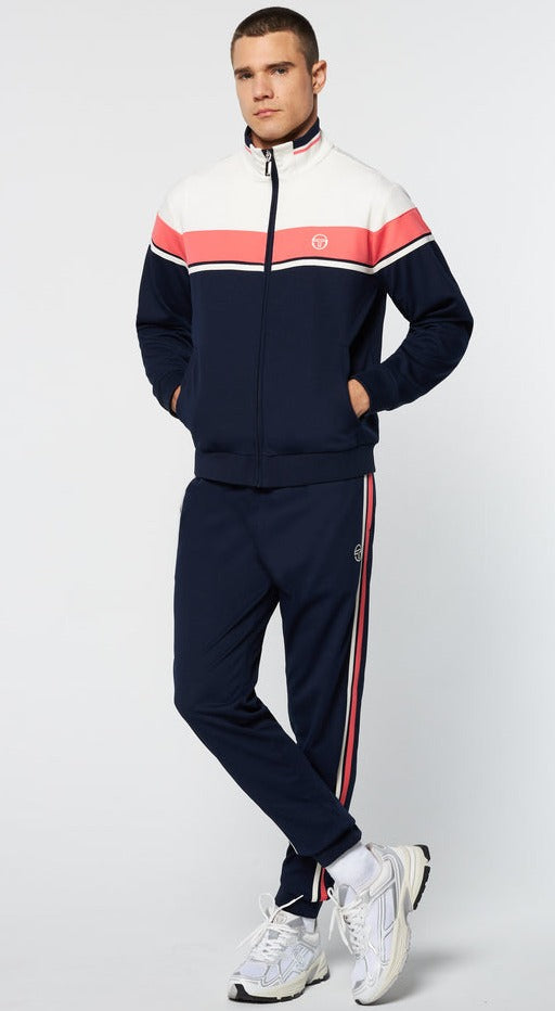 SERGIO TACCHINI - DAMARINDO TRACK JACKET AND PANT - GARDENIA/MARITIME BLUE