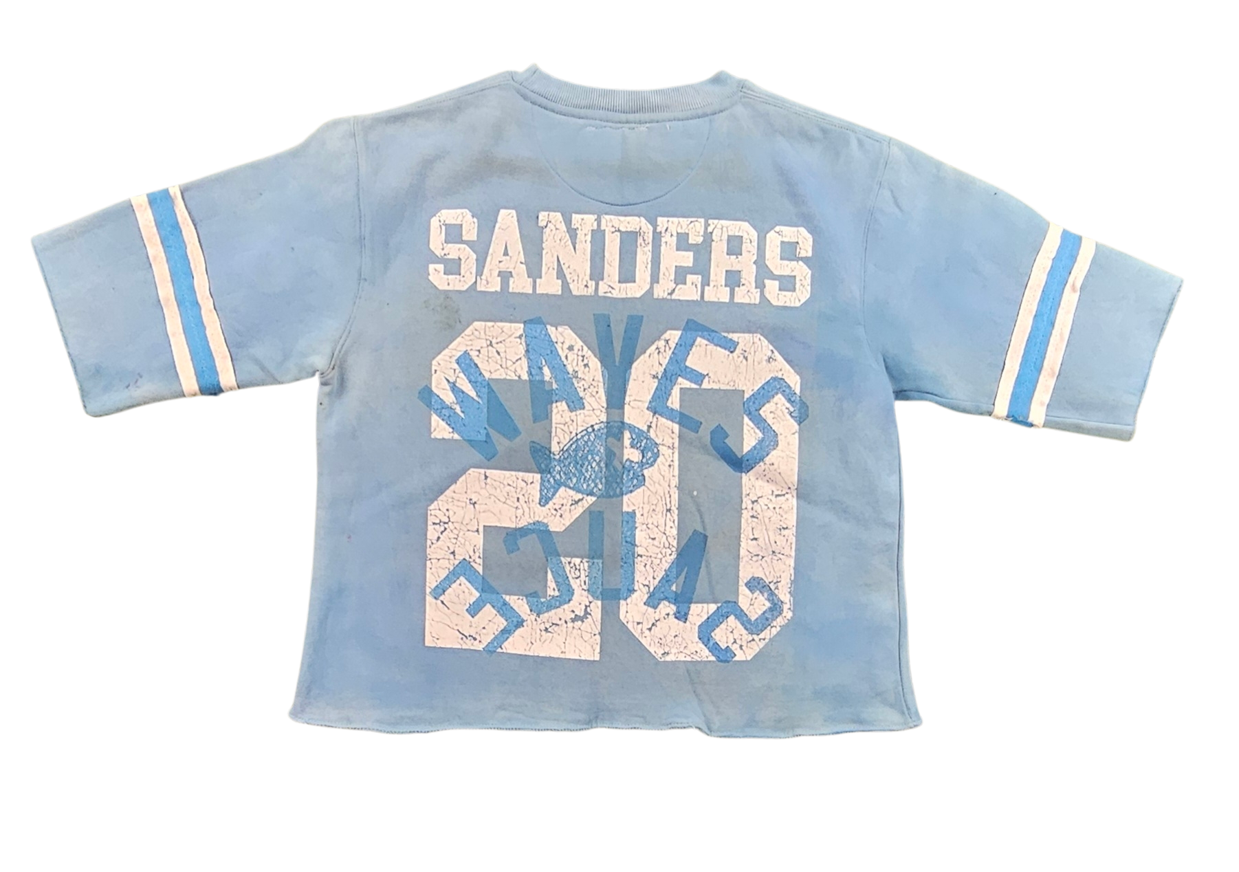 WAVES X SAUCE - BARRY SANDERS TEE JERSEY - BLUE