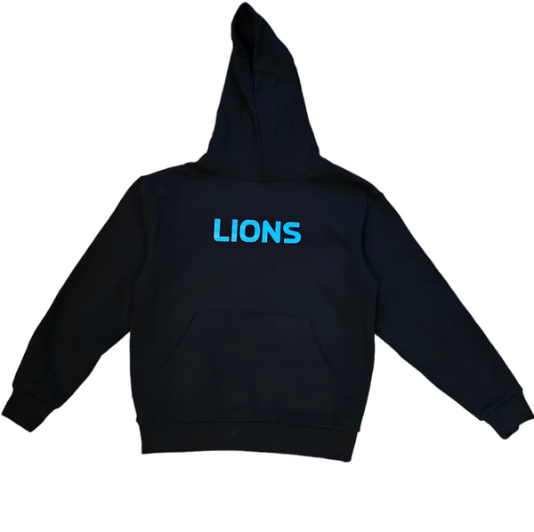 KRISPY ADDICTS - KING OF THE NORTH (DETROIT LIONS) HOODIE - BLACK