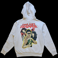 KRISPY ADDICTS - THE LAST TRAPPER HOODIE - CREAM