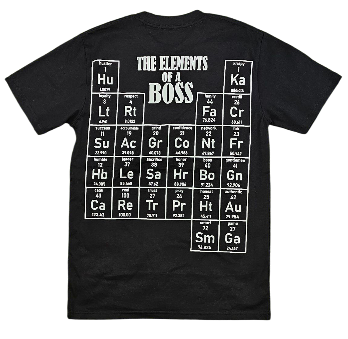 KRISPY ADDICTS - THE ELEMENTS OF A BOSS - BLACK