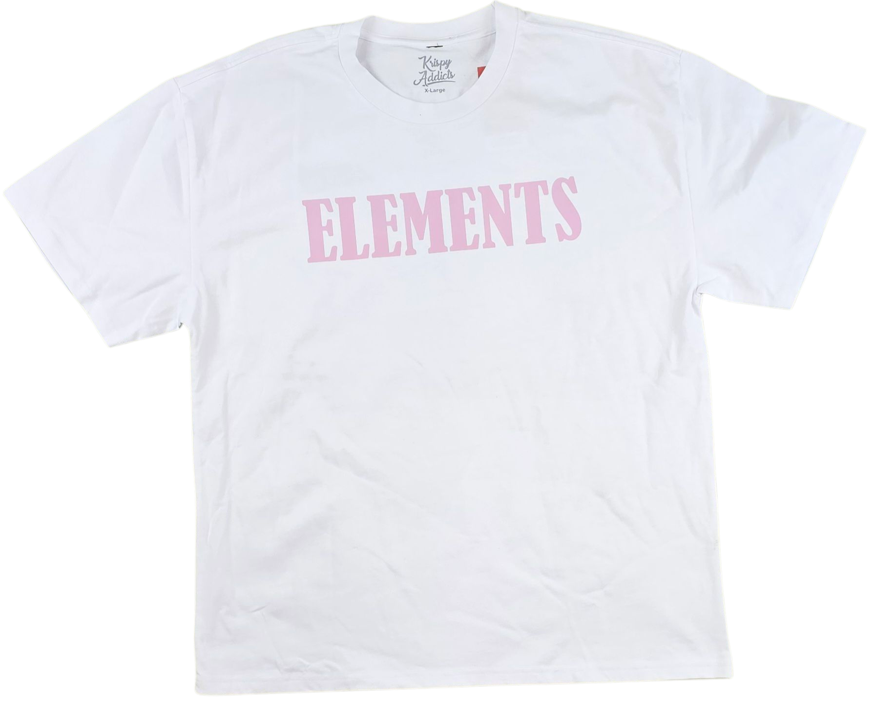 KRISPY ADDICTS - THE ELEMENTS OF A BOSS  OVERSIZE - WHITE/LAVENDER