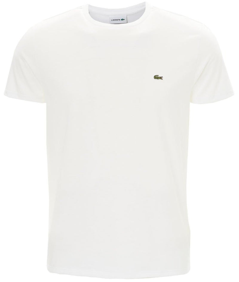Lacoste - Crew Neck Pima Cotton Jersey T-shirt (001 white)