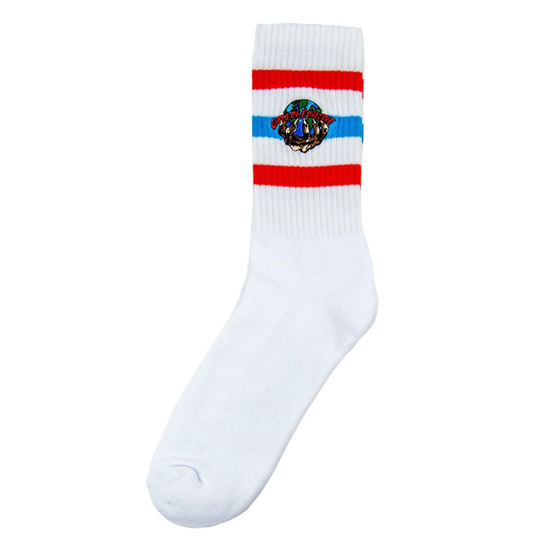 GIFT OF FORTUNE - The World is Yours Socks - WHITE