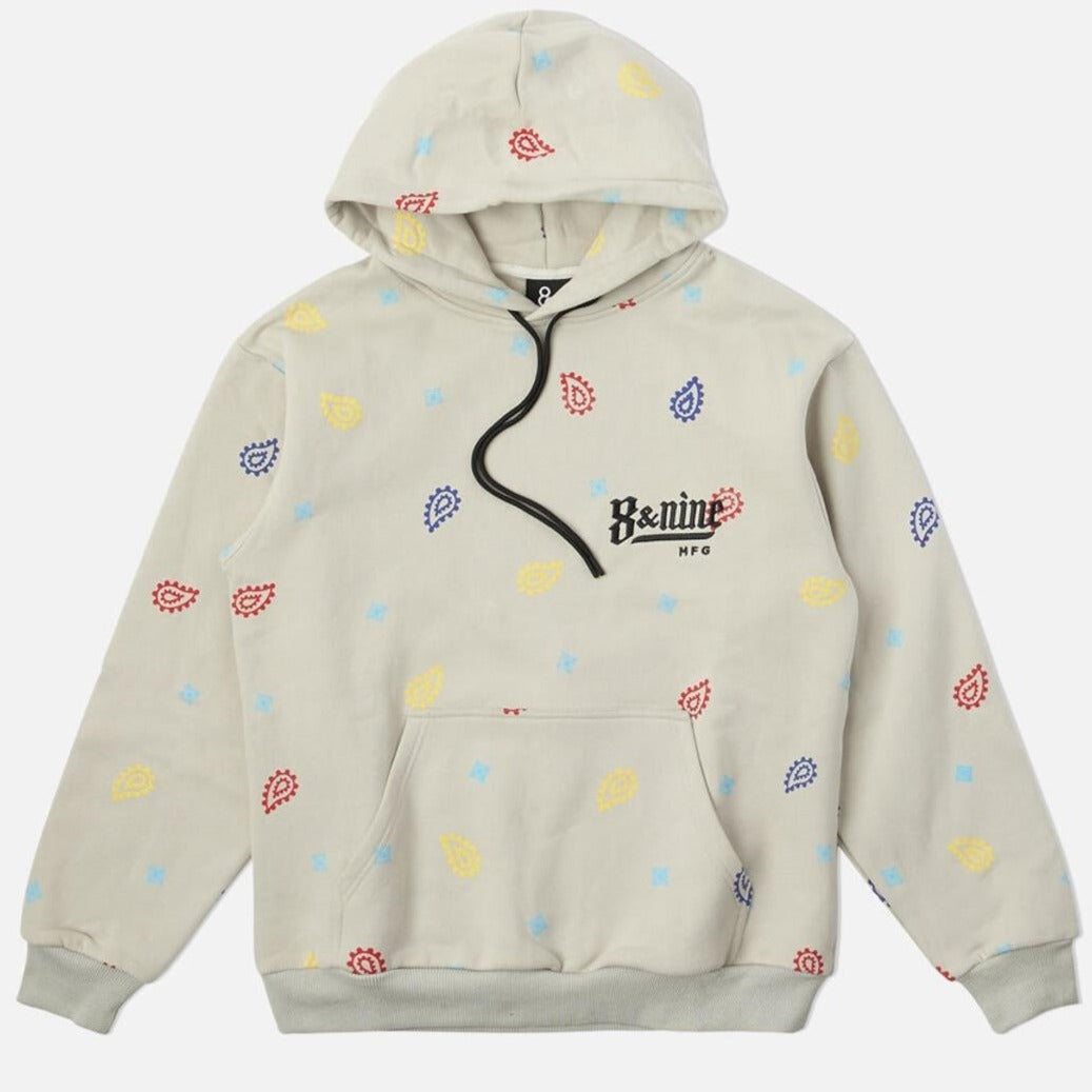 8 & 9 - No Love Paisley Hoodie - Multi