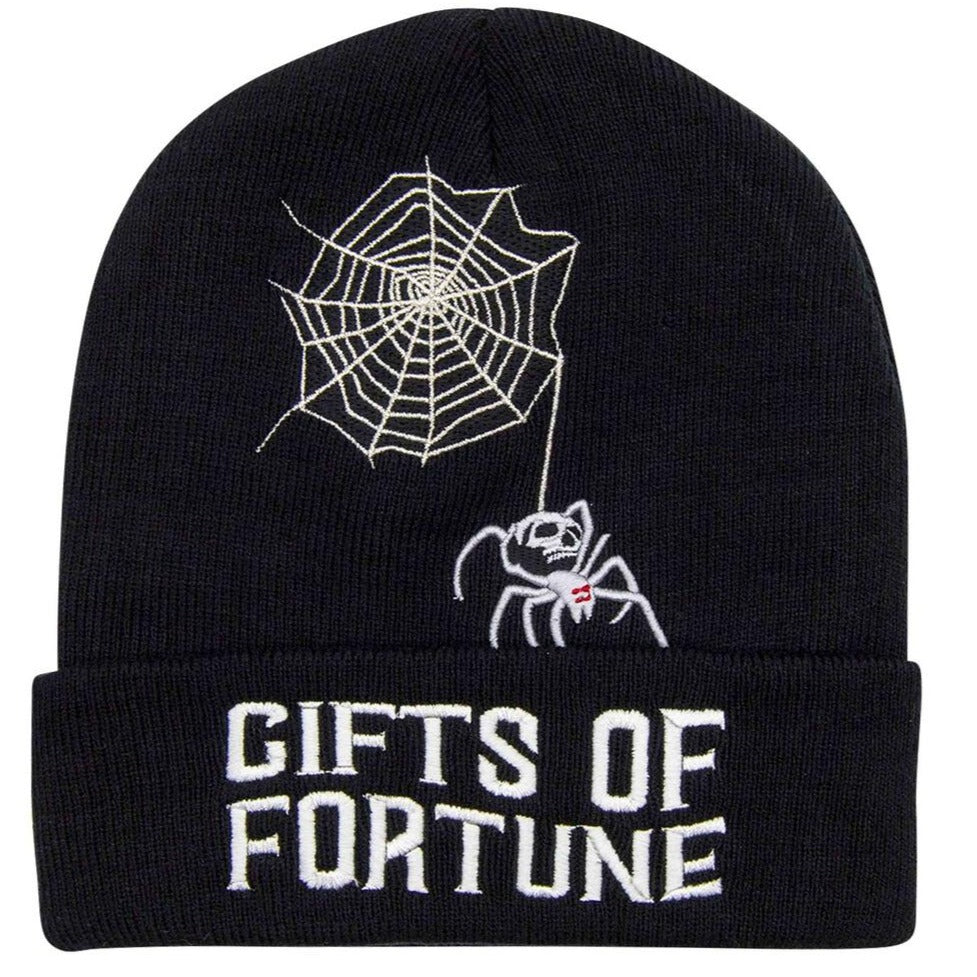 GIFT OF FORTUNE -  Black Widow Beanie - BLACK