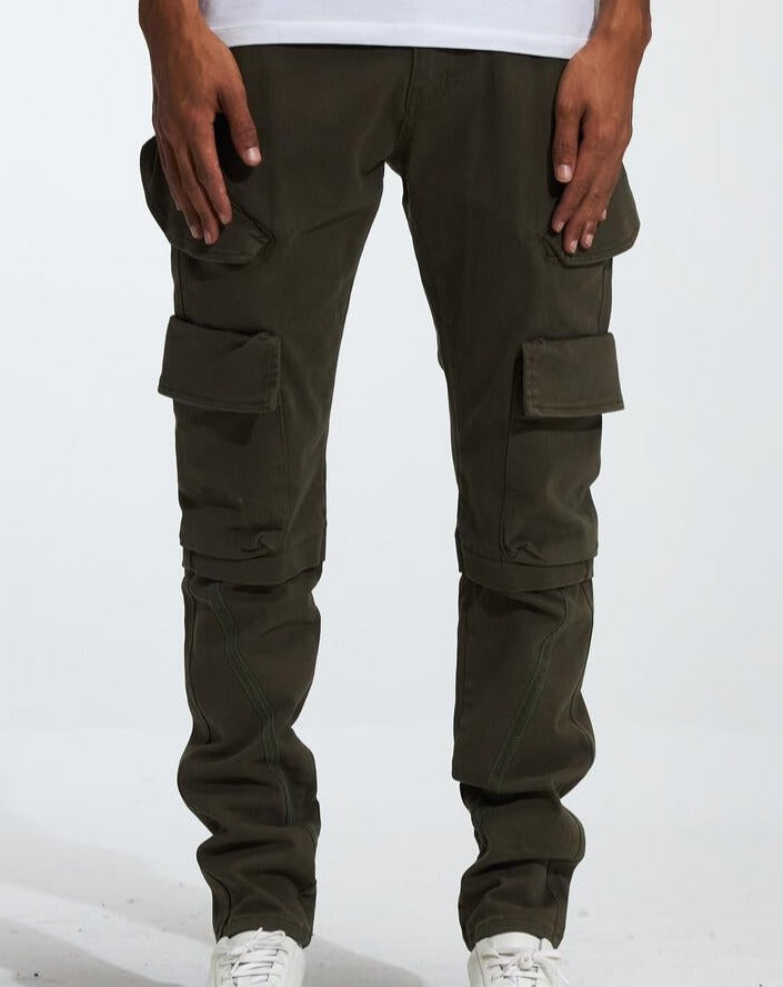 EMBELLISH - WARREN CARGO PANT - OLIVE