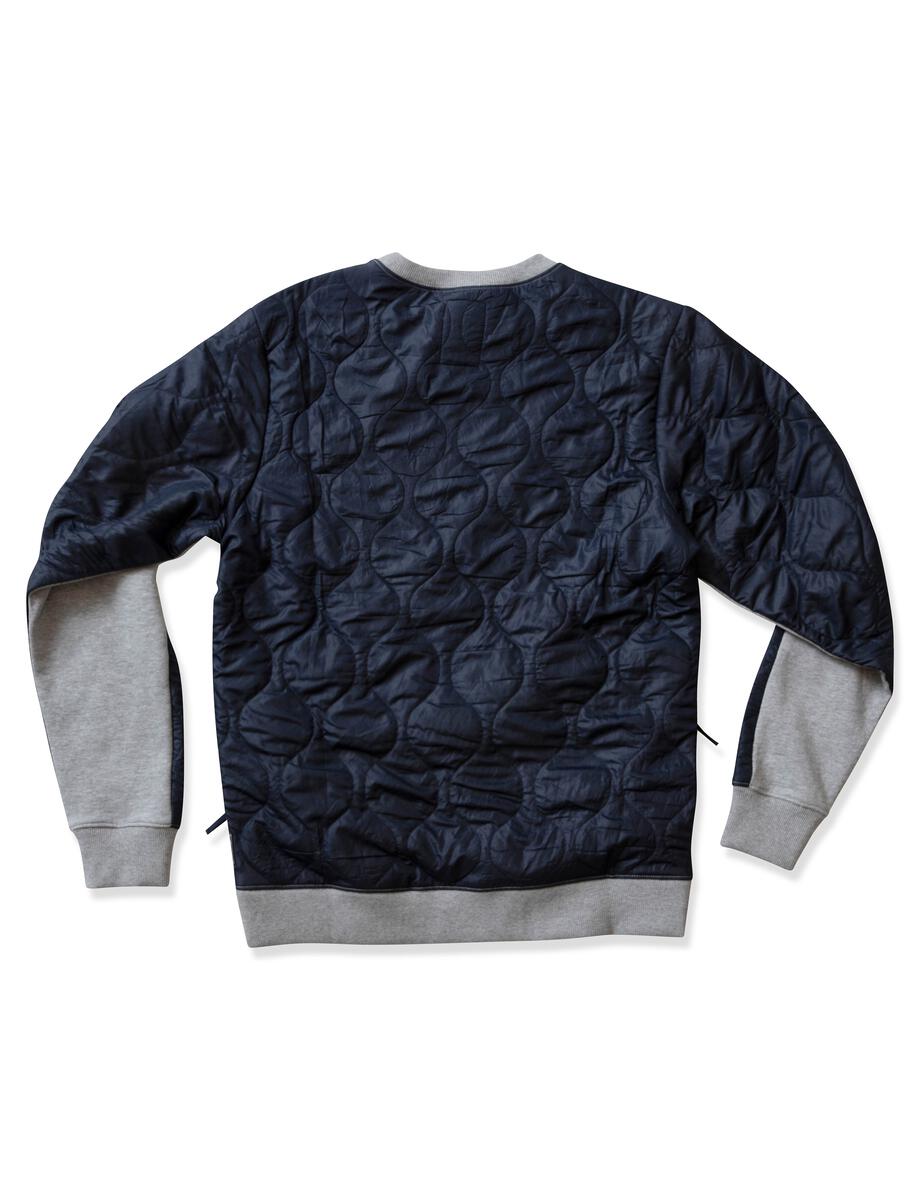 PRPS - LYDIA OPENSTOCK APHLA  CREWNECK - GREY/NAVY