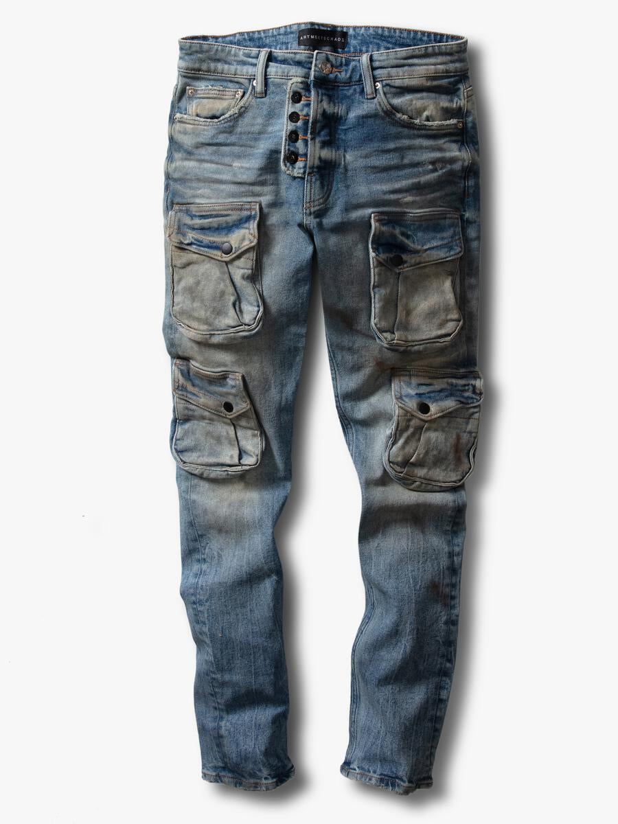 ARTMEETCHAOS -  KALAPAKI JEANS - MEDIUM WASH