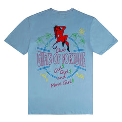GIFTS OF FORTUNE - Club T-shirt - SKY BLUE