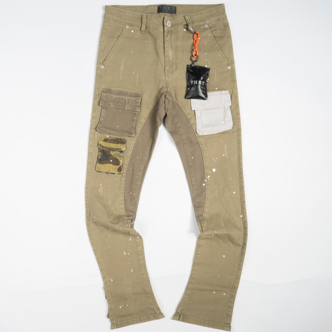 THRT DENIM - Surplus Flared - OLIVE/CAMO