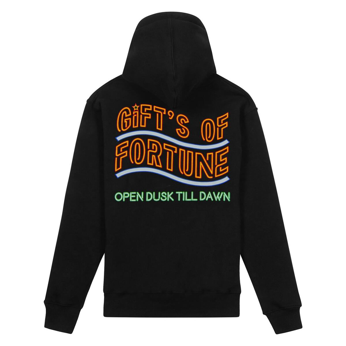 GIFTS OF FORTUNE - Neon Girl Hoodie - BLACK