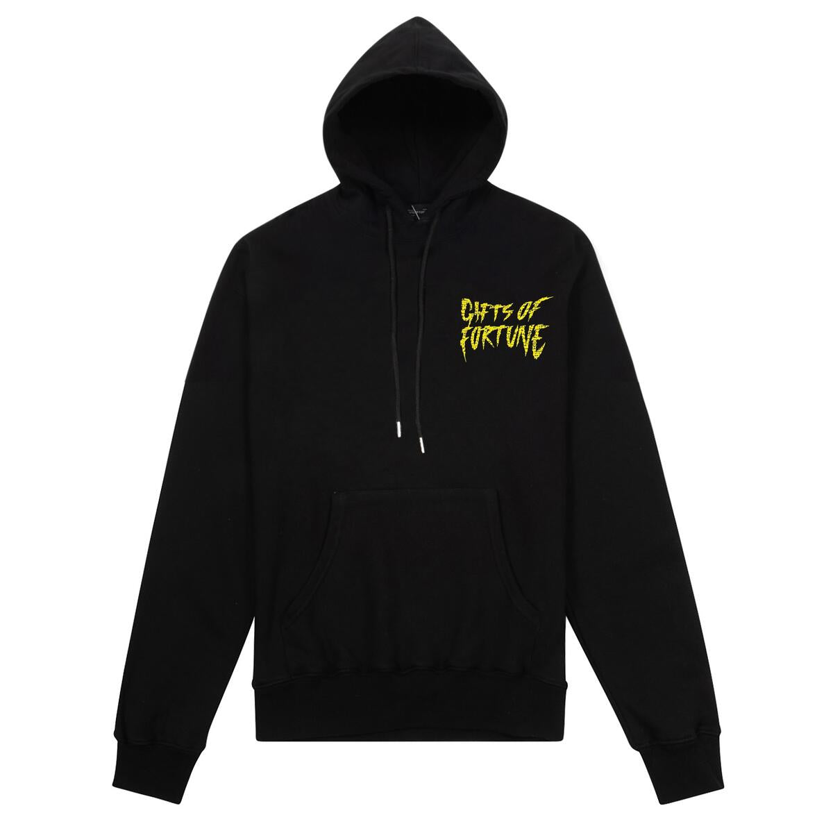 GIFTS OF FORTUNE - Snake Scales Hood - BLACK