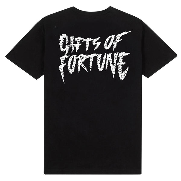 GIFTS OF FORTUNE - SNAKES SCALES TEE - BLACK