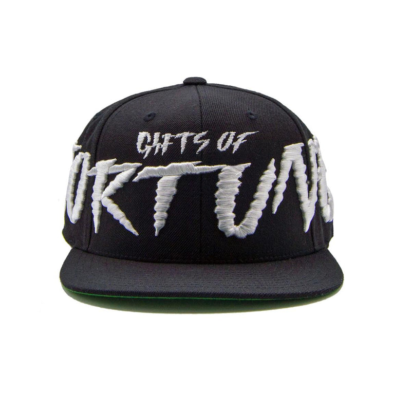 GIFTS OF FORTUNE - SNAKE SCALES SNAPBACK - BLACK