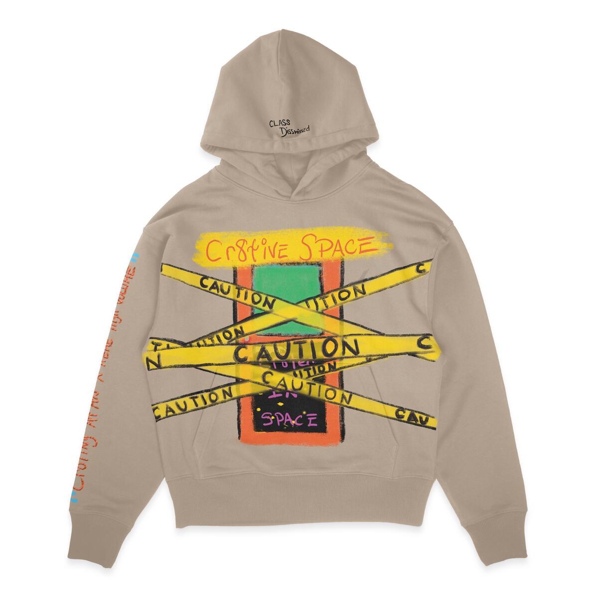 CLASS DISMISSED - CR8TIVE SPACE HOODIE - CREAM