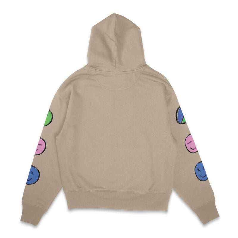 CLASS DISMISSED - SMILEY PEACE HOODIE - OFF WHITE