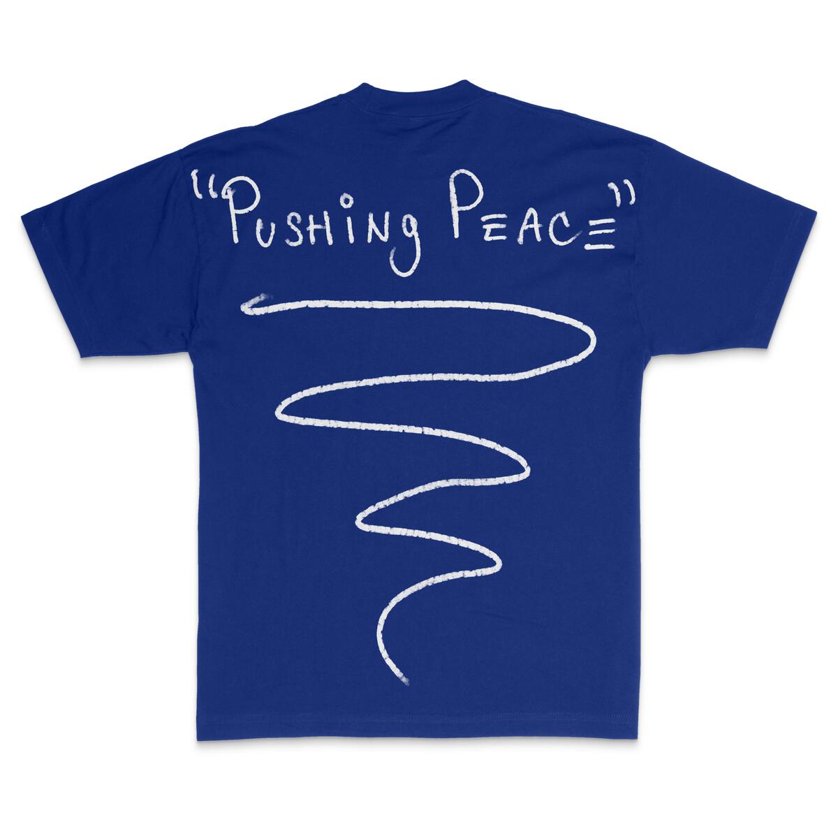 CLASS DISMISSED - PEACE LOVE TEE - ROYAL BLUE