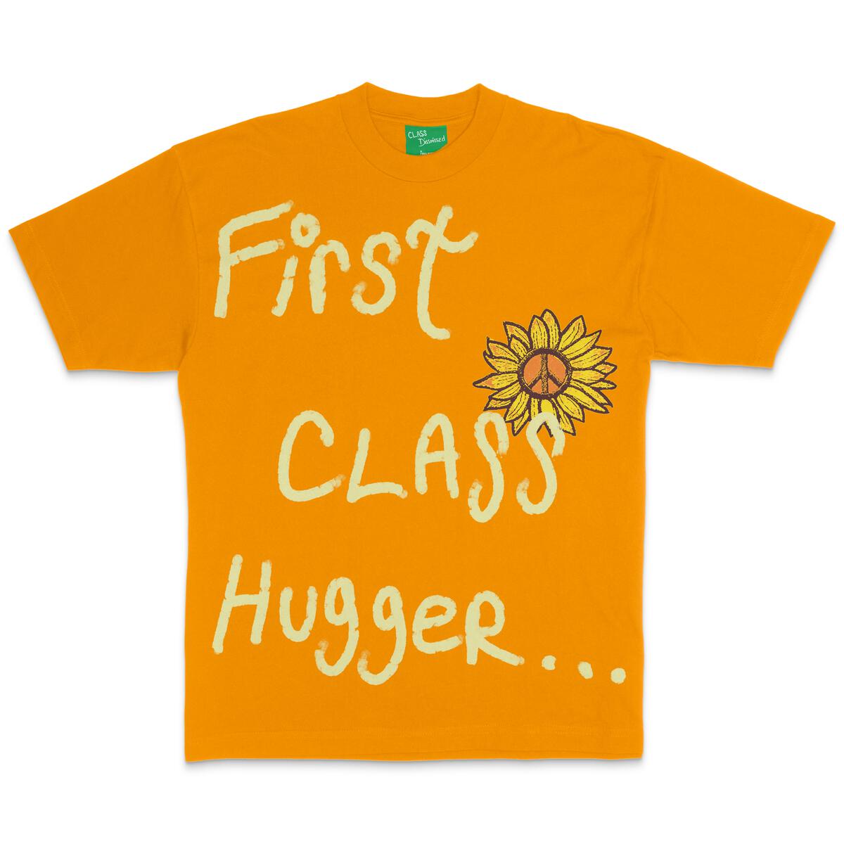 CLASS DISMISSED - 1ST CLASS HUGGER TEE - ORANGE