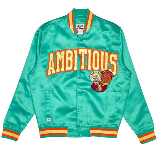 RED TAG APPAREL - AMBITIOUS SATIN JACKET - MINT