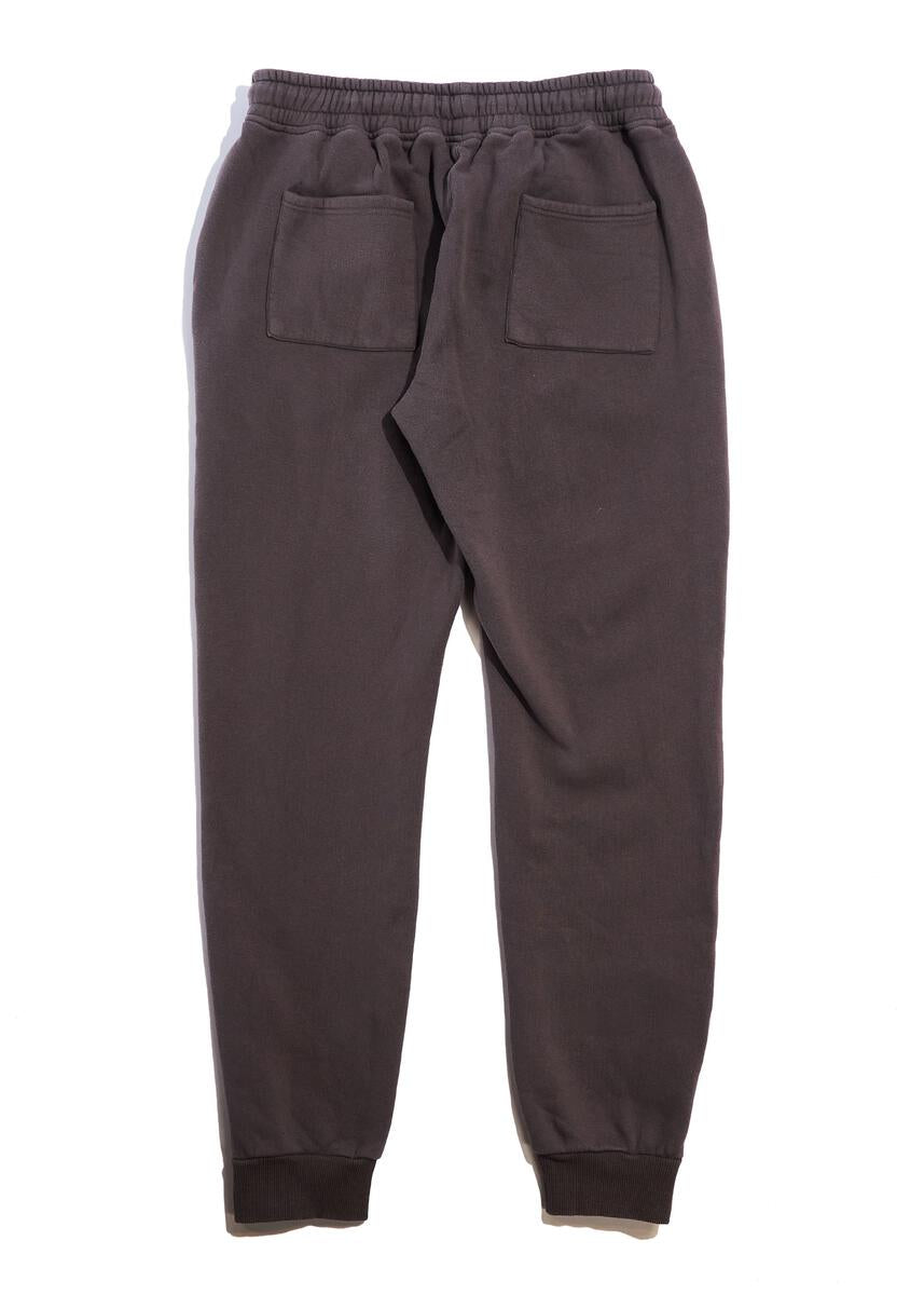 DIET STARTS MONDAY - Script Fleece Pants - BAHAMA BROWN