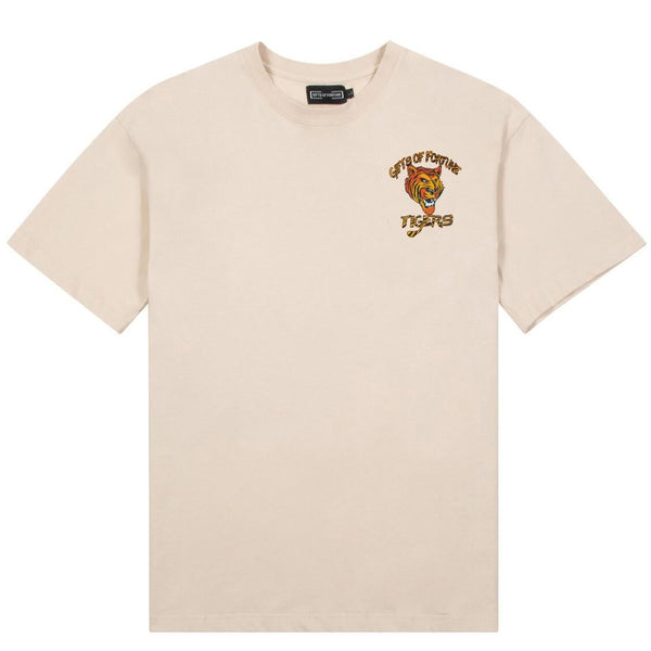 GIFTS OF FORTUNE -  Fight Tiger T-shirt - TAN