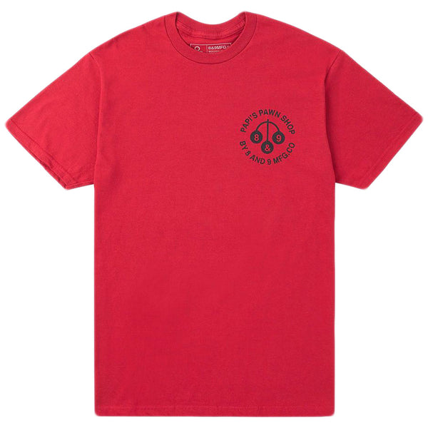 8&9 Clothing Co - Papis Pawn T-shirt Combat Red (red)