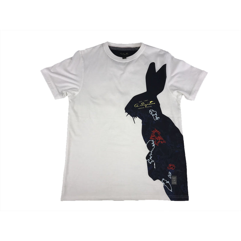 A. Tiziano White Perry short sleeve