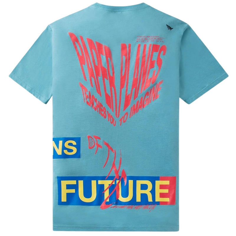 PAPER PLANE - VISIONS OF TEE - COOL WATER – Krispy Addicts Clothing Boutique