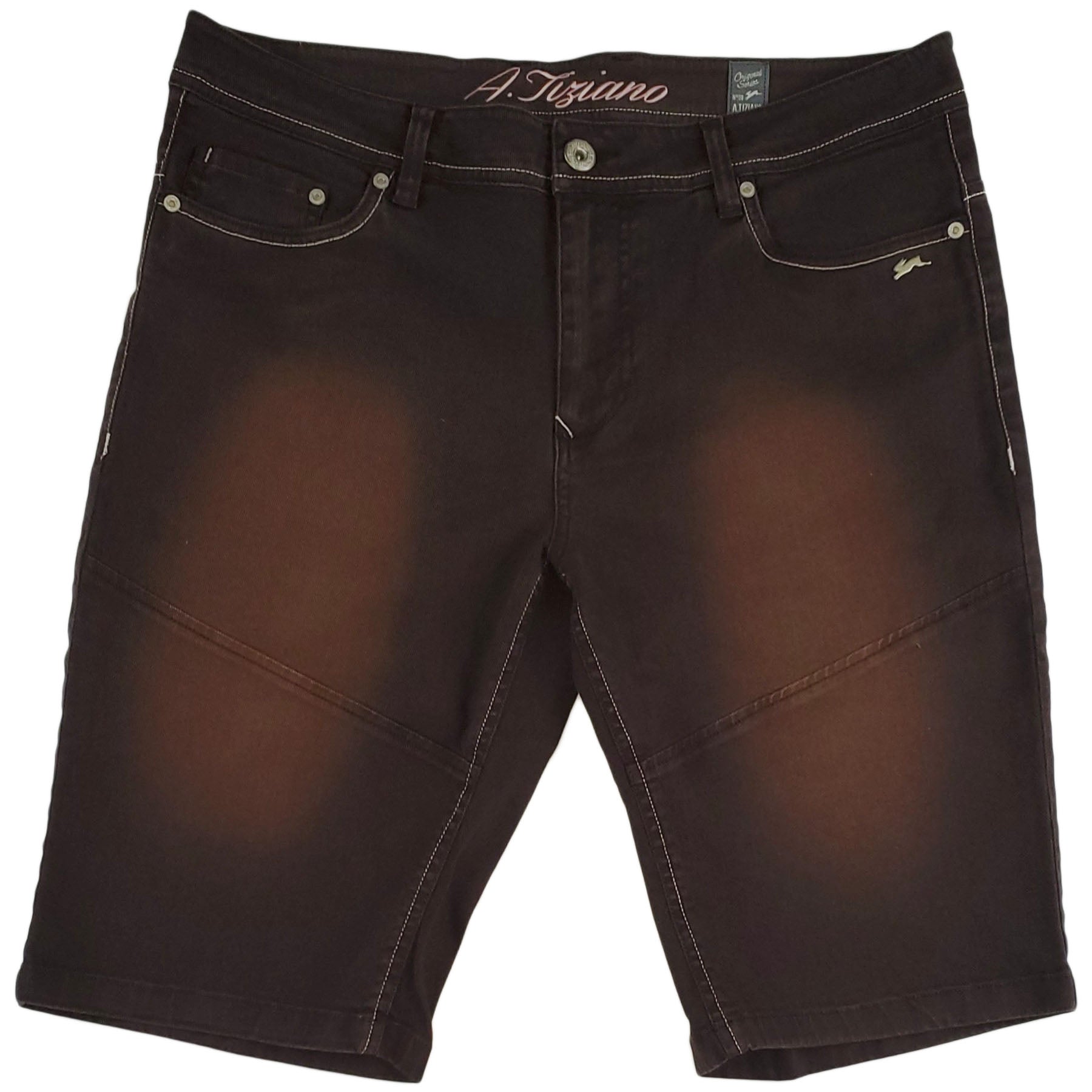 A. Tiziano Greg Bark Short (brown)