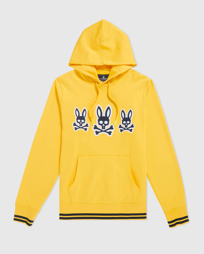 PSYCHO BUNNY - MENS LIAM HOODIE - GOLDEN RAY