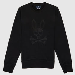 PSYCHO BUNNY - MENS THOMASTON SWEATSHIRT - BLACK