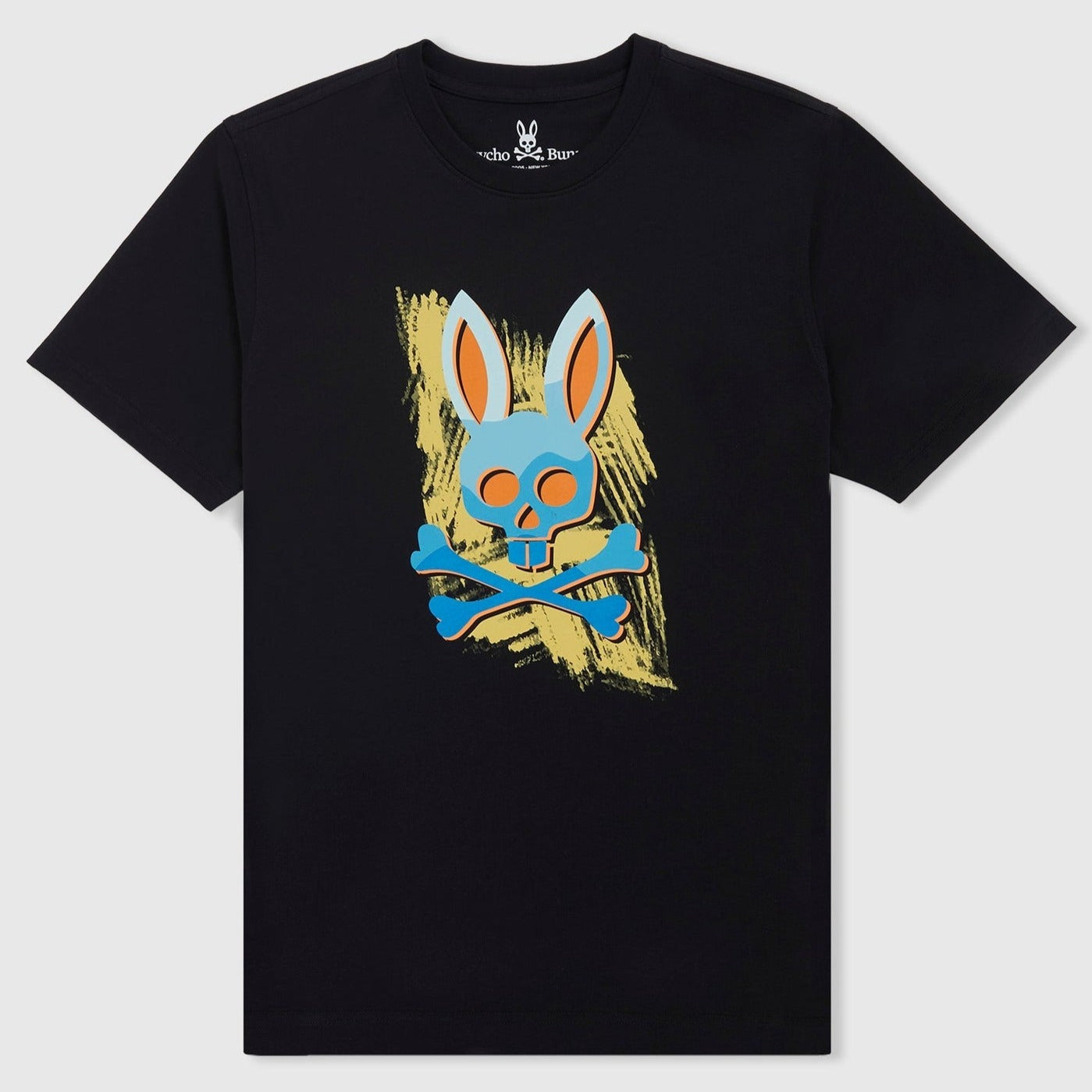 PSYCHO BUNNY - MENS SURRELL GRAPHIC TEE-001 BLACK