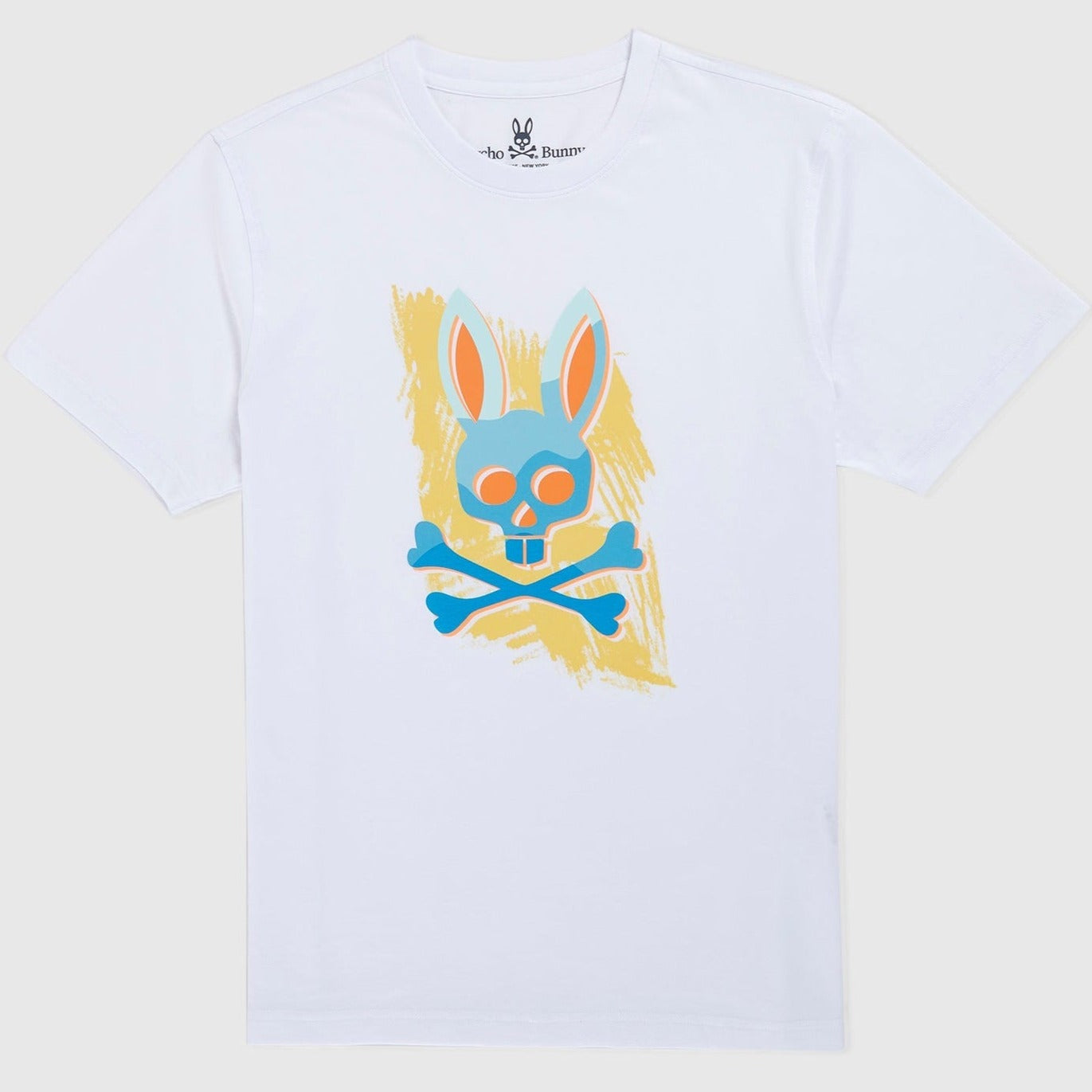PSYCHO BUNNY - mens surrell graphic tee-100 white