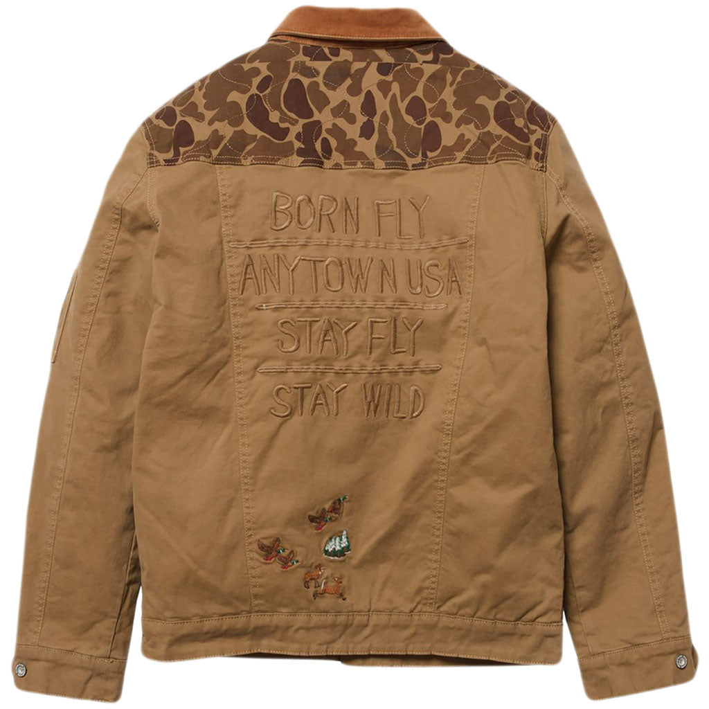 Born Fly Field Twill Jacket (khaki)