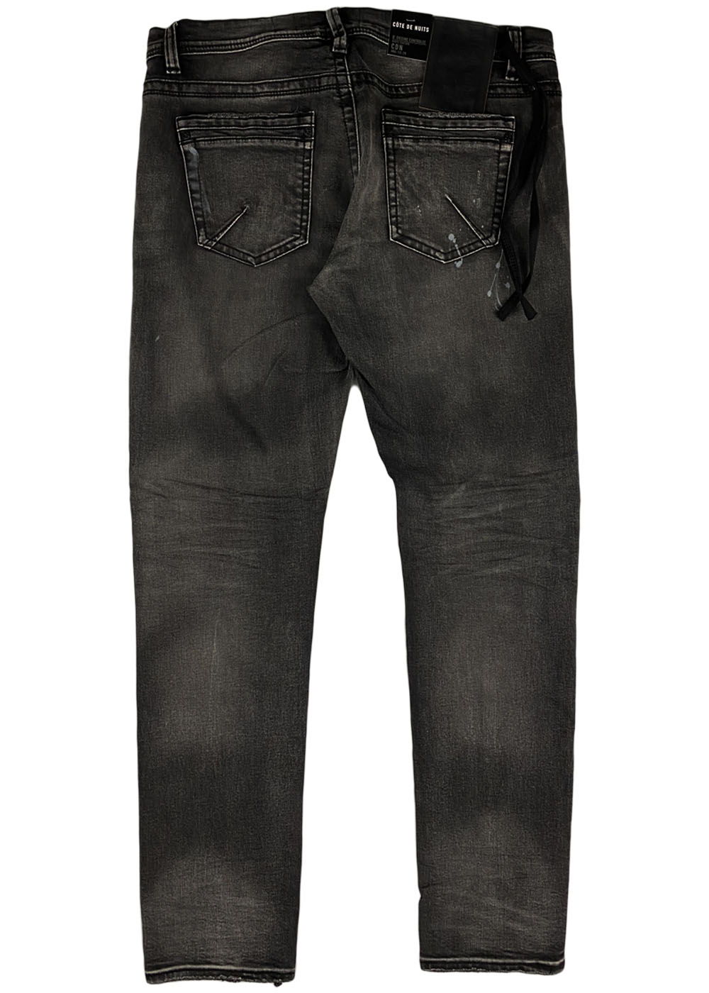 Cote de Nuits - Black Grey Wash Denim (cdn-wb-201)