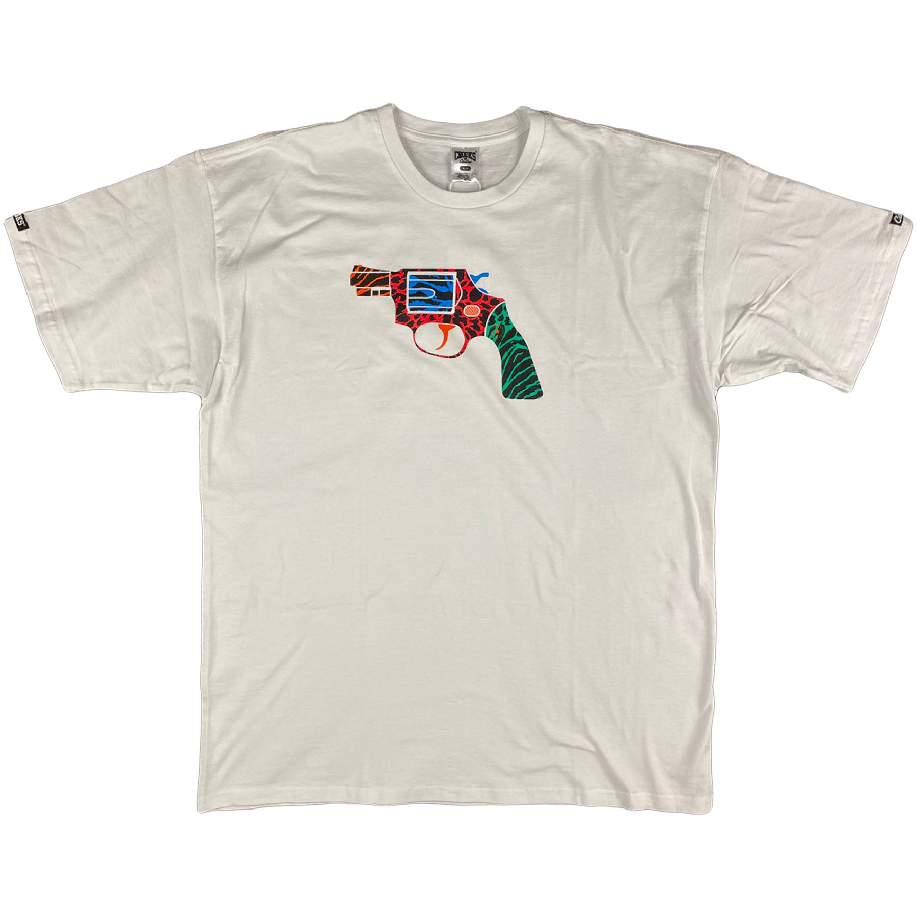 Crooks & Castles - Animal Pistol SS Tee (white)