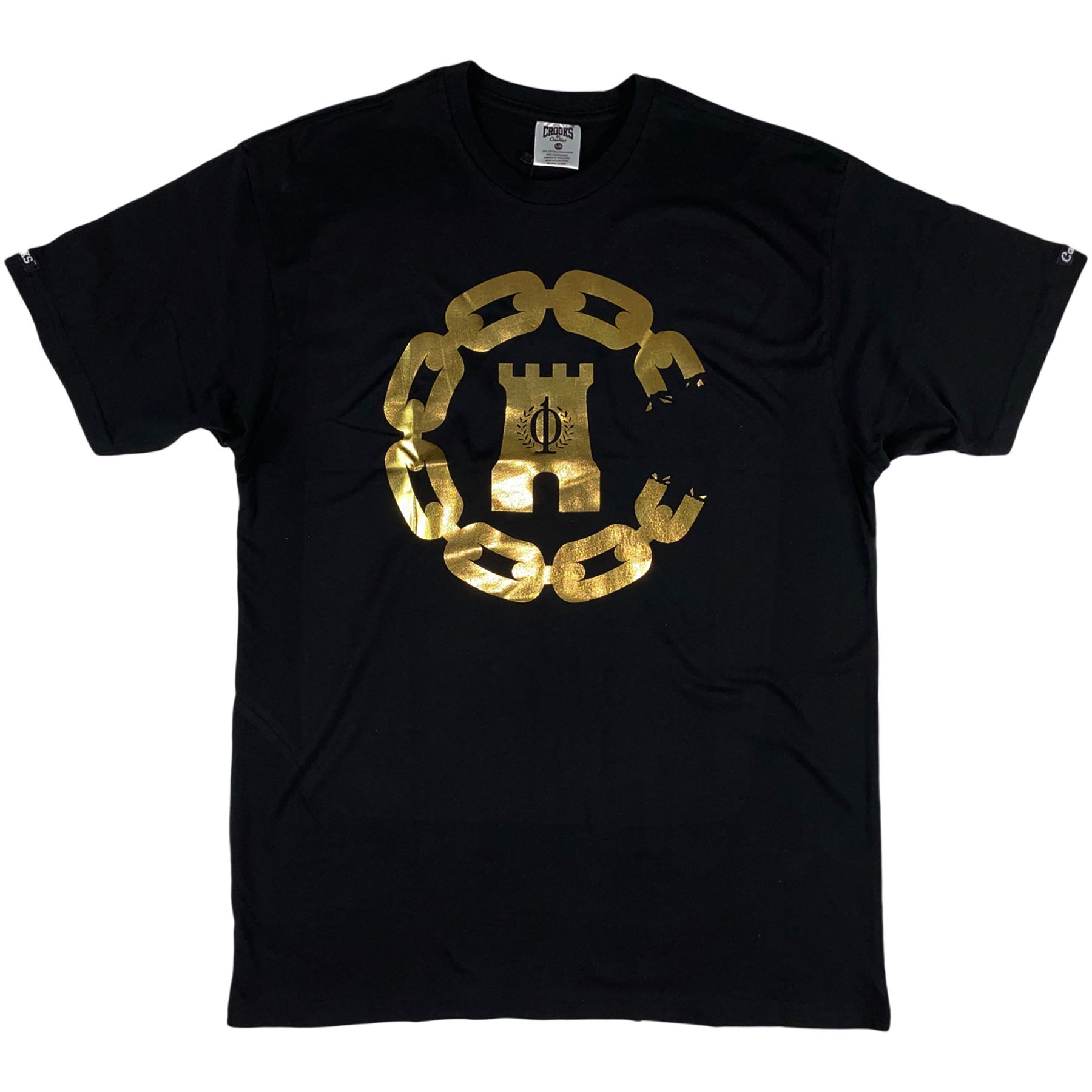 Crooks & Castles - Chain C 10yr S/S Tee (black)